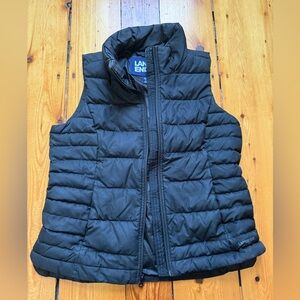 Lands End Down Vest - Black